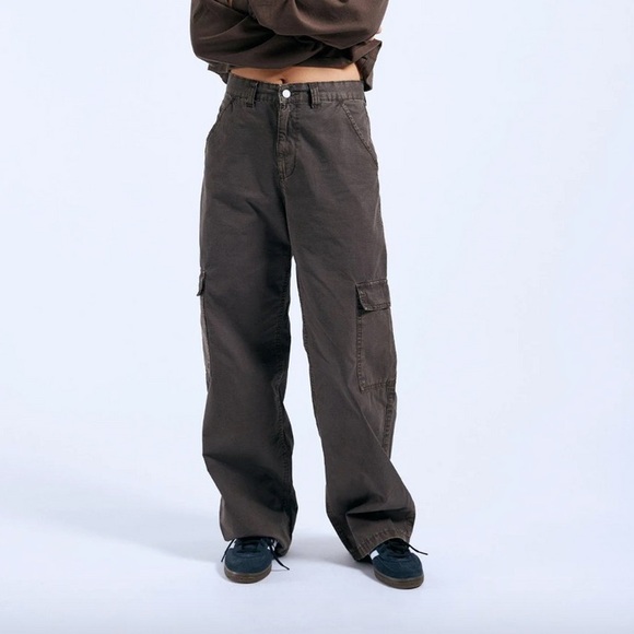 NWT Dr Denim Donna cargo pants in Cedar - Picture 4 of 9